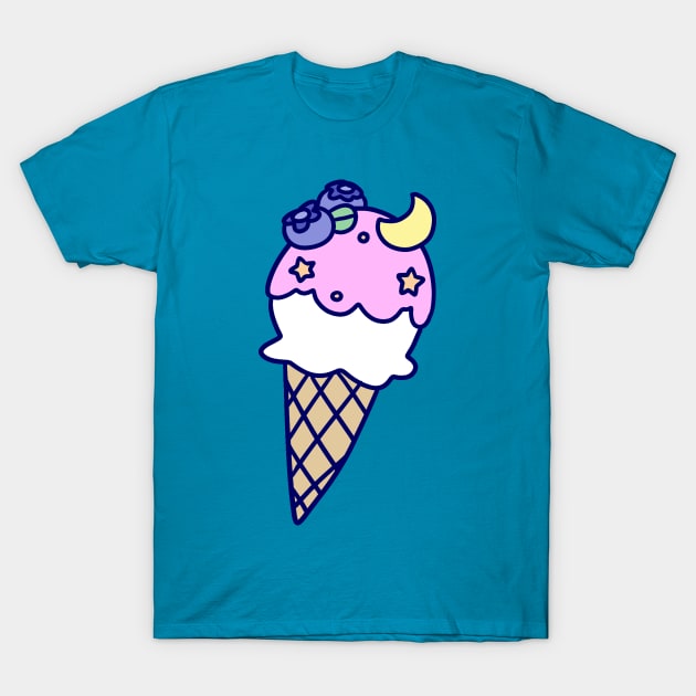 Blueberry Icecream T-Shirt by saradaboru